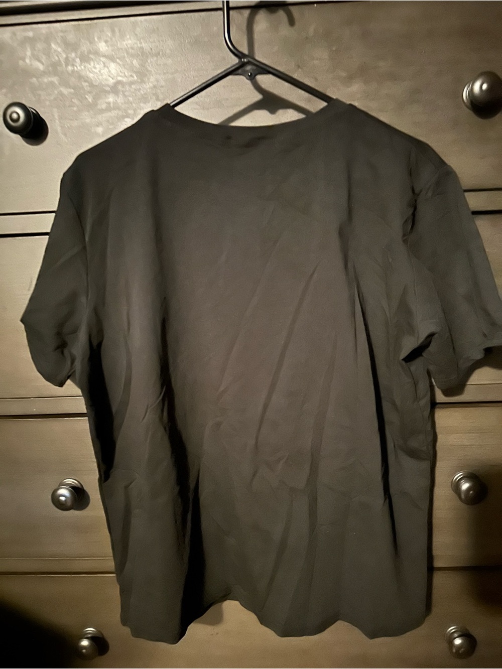 Black Tee with Gold Double-G Logo - Picture 2 of 2